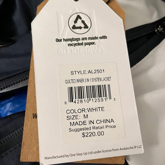 NWT Avalanche Women’s 3 in 1 Ski Jacket With Inner Puffer Vest - Picture 5 of 5